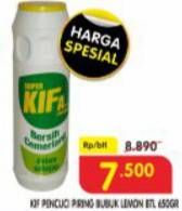 Promo Harga KIF Pencuci Piring Bubuk Lemon 650 gr - Superindo