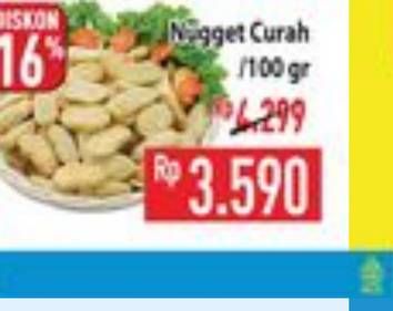 Promo Harga Nugget Curah per 100 gr - Hypermart