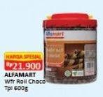 Promo Harga ALFAMART Wafer Roll Cokelat 600 gr - Alfamart