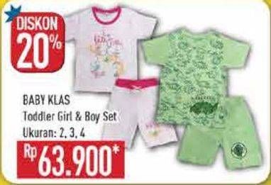 Promo Harga BABY KLAS Toddler Boy Set  - Hypermart