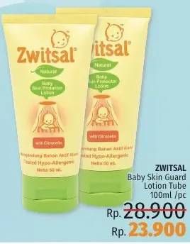 Promo Harga ZWITSAL Natural Baby Skin Protector Lotion 100 ml - LotteMart