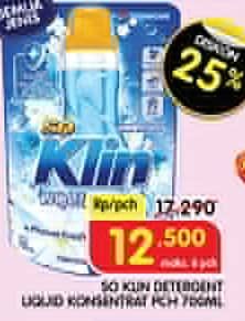 Promo Harga So Klin Liquid Detergent All Variants 700 ml - Superindo