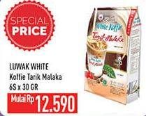 Promo Harga Luwak White Koffie Tarik Malaka per 6 sachet 30 gr - Hypermart
