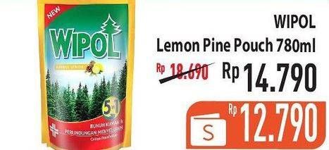 Promo Harga WIPOL Karbol Wangi Lemon 780 ml - Hypermart