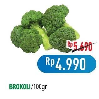 Promo Harga Brokoli per 100 gr - Hypermart