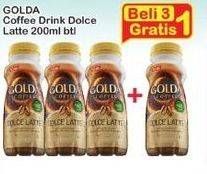Promo Harga Golda Coffee Drink Dolce Latte 200 ml - Indomaret
