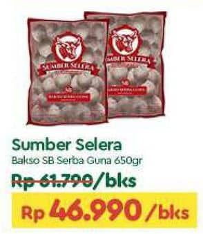Promo Harga Sumber Selera Bakso Sapi SB Serba Guna 50 pcs - TIP TOP