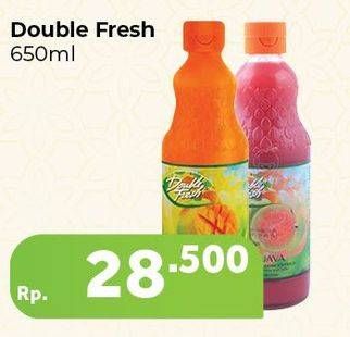 Promo Harga DOUBLE FRESH Drink Concentrate 650 ml - Carrefour