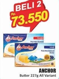 Promo Harga ANCHOR Butter All Variants 227 gr - Hari Hari
