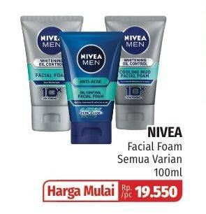 Promo Harga NIVEA Facial Foam All Variants 100 ml - Lotte Grosir