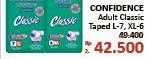Promo Harga Confidence Adult Diapers Classic L7, XL6  - Alfamidi