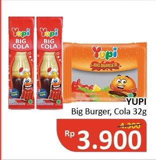 Promo Harga YUPI Big Burger/Iced Cola  - Alfamidi