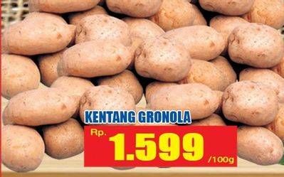 Promo Harga Kentang Granola per 100 gr - Hari Hari