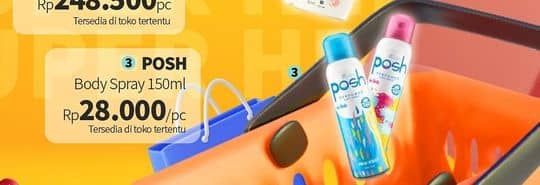 Promo Harga Posh Perfumed Body Spray 150 ml - Guardian