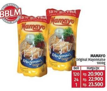 Promo Harga Mamayo Mayonnaise 1000 gr - Lotte Grosir