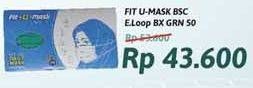 Promo Harga FIT-U-MASK Masker Earloop 50 pcs - Alfamidi