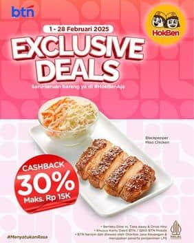 Promo Harga Exclusive Deals  - HokBen