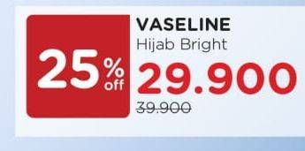 Promo Harga VASELINE Hijab Bright Body Serum 180 ml - Watsons