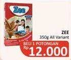 Promo Harga ZEE Kidz Susu Bubuk All Variants 350 gr - Alfamidi