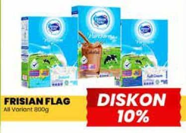 Promo Harga Frisian Flag Susu Bubuk All Variants 800 gr - Yogya