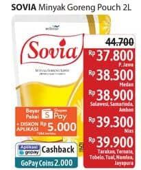 Promo Harga Sovia Minyak Goreng 2000 ml - Alfamidi
