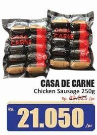 Promo Harga CASA DE CARNE Chicken Sausage 250 gr - Hari Hari