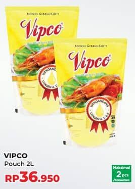 Promo Harga Vipco Minyak Goreng 2000 ml - Yogya