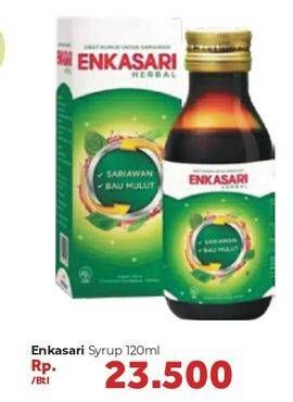Promo Harga ENKASARI Gargle Swallowable Liquid 120 ml - Carrefour