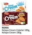 Promo Harga Roma Kelapa Cream Cokelat, Susu Vanila 180 gr - Alfamidi