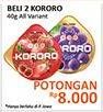 Promo Harga KORORO Jelly All Variants per 2 pcs 40 gr - Alfamidi