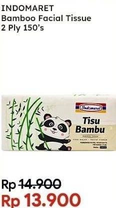 Promo Harga INDOMARET Facial Tissue Bambu 150 pcs - Indomaret
