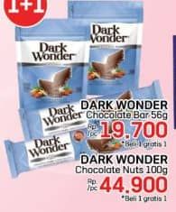 Promo Harga Dark Wonder Chocolate Almond 56 gr - LotteMart