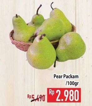 Promo Harga Pear Packham per 100 gr - Hypermart