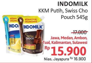 Promo Harga Indomilk Susu Kental Manis Plain, Cokelat 545 gr - Alfamidi