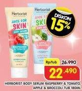 Promo Harga Herborist Juice For Skin Body Serum Raspberry Tomato, Apple Broccoli 180 ml - Superindo