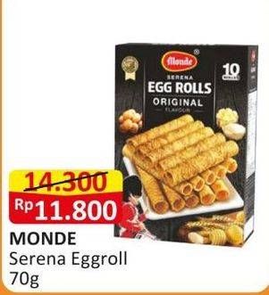 Promo Harga Monde Serena Egg Roll 70 gr - Alfamart