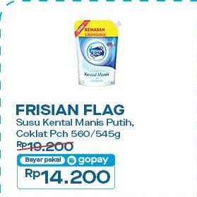 Promo Harga Frisian Flag Susu Kental Manis Cokelat, Putih 545 gr - Indomaret