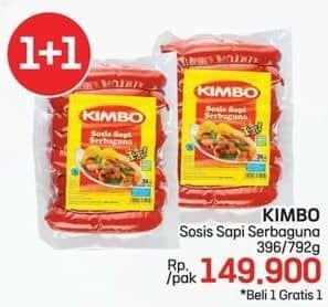 Promo Harga Kimbo Sosis Sapi Serbaguna 396 gr - LotteMart