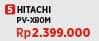 Promo Harga Hitachi PV-X80M Vacuum Cleaner Cordless Stick  - COURTS