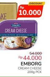Promo Harga Emborg Cream Cheese 200 gr - Indomaret