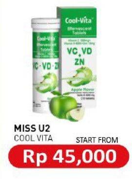 Promo Harga MISS U2 Vitamin C, Vitamin D & Zinc  - Carrefour