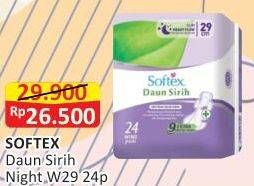 Promo Harga Softex Daun Sirih 29cm 24 pcs - Alfamart