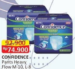 Promo Harga Confidence Adult Diapers Heavy Flow L8, M10 8 pcs - Alfamart