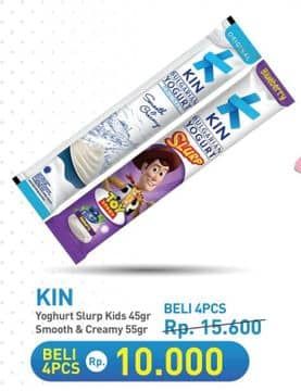 Promo Harga KIN Bulgarian Yogurt Slurp Kids 45 gr - Hypermart