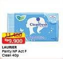 Promo Harga Laurier Pantyliner Cleanfresh NonPerfumed 40 pcs - Alfamart