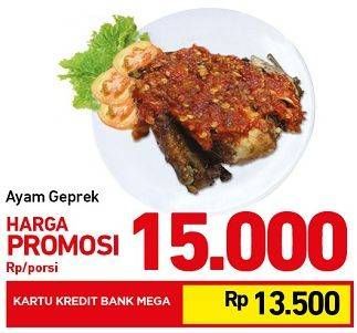 Promo Harga Ayam Geprek  - Carrefour