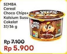 Promo Harga SIMBA Cereal Choco Chips Susu Coklat 37 gr - Indomaret