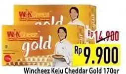 Promo Harga WINcheez Gold Cheddar Keju Olahan  170 gr - Hypermart