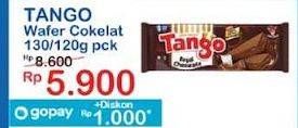 Promo Harga Tango Long Wafer Chocolate 130 gr - Indomaret