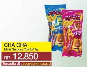 Promo Harga DELFI CHA CHA Minis Minies Surprise per 2 pcs 17 gr - Yogya